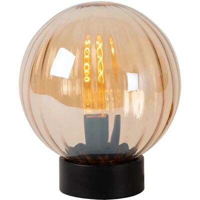 Lucide Monsaraz Amber Tischlampe - Ø 25cm - E27 - Retro Stil Lucide Monsaraz Amber Tischlampe - Ø 25cm - E27 - Retro Stil