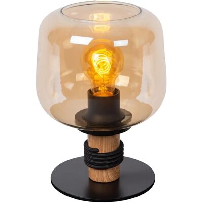 Lucide ILONA Amber Tischlampe - 18cm, 1xE27, Elegant Lucide ILONA Amber Tischlampe - 18cm, 1xE27, Elegant