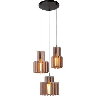Lucide Rollo 400 Taupe Ceiling Pendant - Single Light Lucide Rollo 400 Taupe Ceiling Pendant - Single Light