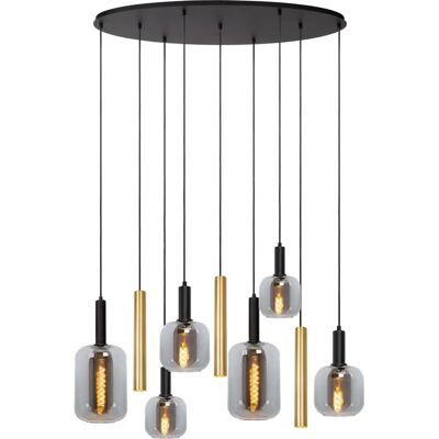 Lucide JOANET - Hängeleuchte - 6xE27 - Messing - Deckenlampe Lucide JOANET - Hängeleuchte - 6xE27 - Messing - Deckenlampe