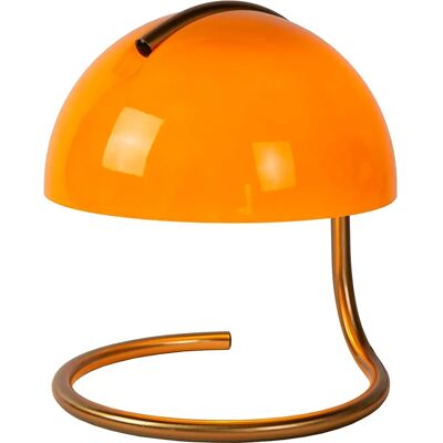 Lampada da Tavolo Retrò Lucide Cato - Ø23,5cm - Arancione - Unisex Lampada da Tavolo Retrò Lucide Cato - Ø23,5cm - Arancione - Unisex