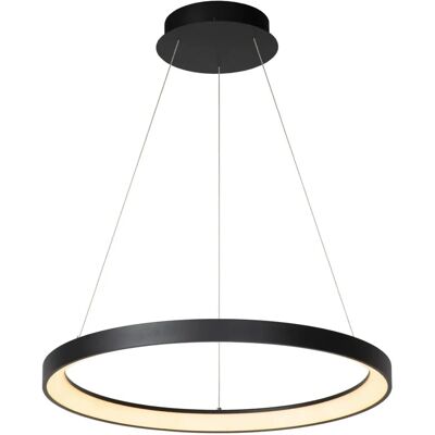 Lucide Vidal Modern Pendant Light - Ø58cm - Dimmable LED - Black Lucide Vidal Modern Pendant Light - Ø58cm - Dimmable LED - Black