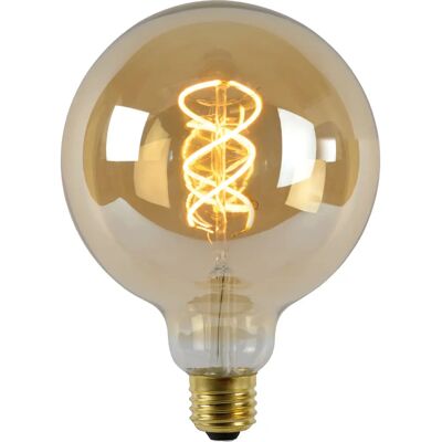 Żarówka LED Lucide G125 Ambra - Styl Vintage - 5W Dimmable - E27 Żarówka LED Lucide G125 Ambra - Styl Vintage - 5W Dimmable - E27