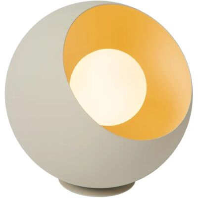 Lucide Doredos Tischlampe - Creme - Moderner Stahl - 20cm - E27 Lucide Doredos Tischlampe - Creme - Moderner Stahl - 20cm - E27