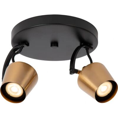 Lucide Emile Decken-Spots - 2xGU10, Matt Gold, Ø20cm Lucide Emile Decken-Spots - 2xGU10, Matt Gold, Ø20cm