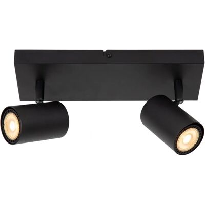 Lucide Amigo 2 Luz Tira de Foco - Negro - Lámpara de Techo Lucide Amigo 2 Luz Tira de Foco - Negro - Lámpara de Techo