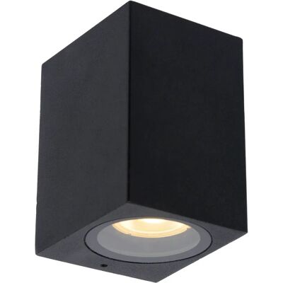 Lucide Zaro Applique Extérieure - Noir - IP44 - GU10 - 35W - Publicité Lucide Zaro Applique Extérieure - Noir - IP44 - GU10 - 35W - Publicité
