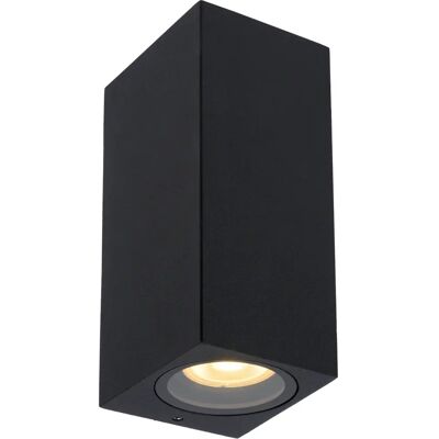 Lucide Zaro Lampa Ścienna Zewnętrzna - Czarna - IP44 Lucide Zaro Lampa Ścienna Zewnętrzna - Czarna - IP44