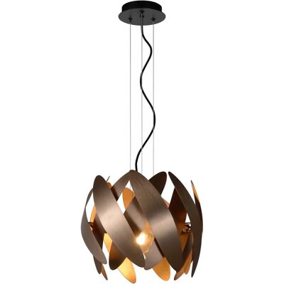 Moderní závěsná lampa Lucide Vivana - Ø39cm - 1xE27 - Měď - Závěsné svítidlo Moderní závěsná lampa Lucide Vivana - Ø39cm - 1xE27 - Měď - Závěsné svítidlo