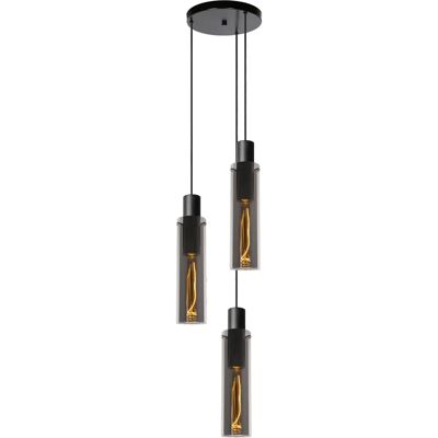 Lucide Orlando 3-Light Pendant Light - Smoke Grey - Pendant Light Lucide Orlando 3-Light Pendant Light - Smoke Grey - Pendant Light