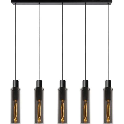 Lucide Orlando 5-flammige Rauchgrau Pendelleuchte Lucide Orlando 5-flammige Rauchgrau Pendelleuchte