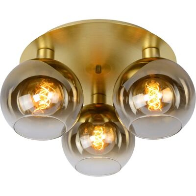 Lucide Marius Retro Deckenleuchte - 3xE27 - Gold - Deckenleuchte Lucide Marius Retro Deckenleuchte - 3xE27 - Gold - Deckenleuchte