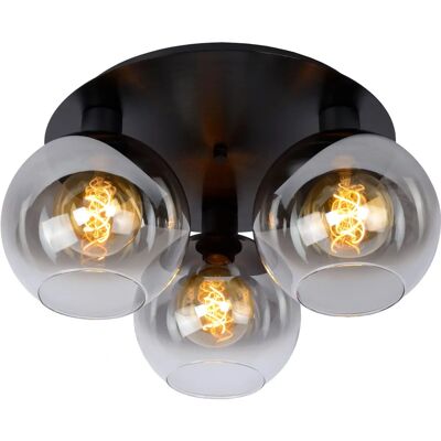 Lampada a Soffitto Retro Marius di Lucide - Nera - Lampada a Soffitto Lampada a Soffitto Retro Marius di Lucide - Nera - Lampada a Soffitto