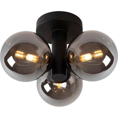 Lucide Trudy Moderne Deckenleuchte - 28cm - Schwarz - Bad Lucide Trudy Moderne Deckenleuchte - 28cm - Schwarz - Bad