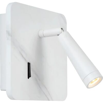 Lucide 77282/03/31 Lámpara de cabecera - Blanco - LED - 4W - Ajustable Lucide 77282/03/31 Lámpara de cabecera - Blanco - LED - 4W - Ajustable