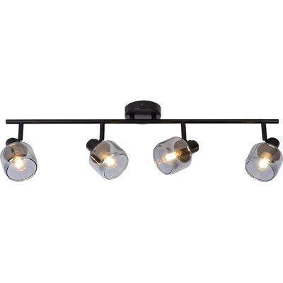 Lucide Bjorn Ceiling Spotlight - Black - 4 Light - Modern Design Lucide Bjorn Ceiling Spotlight - Black - 4 Light - Modern Design