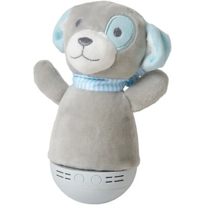 Lucide DOLLY - Lámpara de Mesa para Habitación Infantil - Batería LED 1x3W 2700K - Con Música - Gris Lucide DOLLY - Lámpara de Mesa para Habitación Infantil - Batería LED 1x3W 2700K - Con Música - Gris