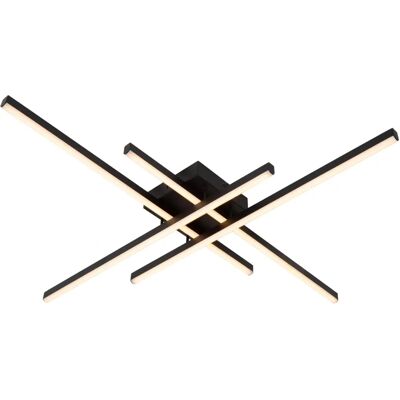Lucide Novak Black LED Dimmable Ceiling Light - 42W 2700K/4000K Lucide Novak Black LED Dimmable Ceiling Light - 42W 2700K/4000K