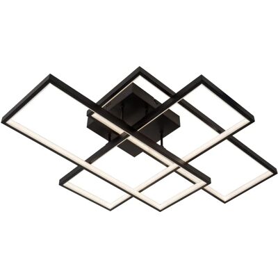 Lucide Lokero Lámpara de Techo - Dimmable, 2700K/4000K, Negro Lucide Lokero Lámpara de Techo - Dimmable, 2700K/4000K, Negro