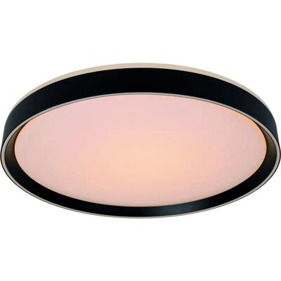 Luce a soffitto moderna Nuria di Lucide - Ø 30cm - Dimmerabile - Nera Luce a soffitto moderna Nuria di Lucide - Ø 30cm - Dimmerabile - Nera