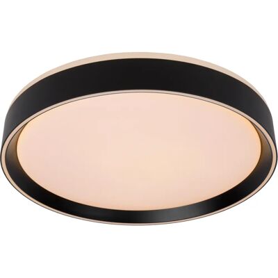 Lucide Nuria 40cm Moderne Deckenleuchte - Dimmbar LED - Schwarz Lucide Nuria 40cm Moderne Deckenleuchte - Dimmbar LED - Schwarz