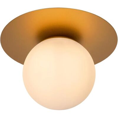 Lucide Tricia Moderne Deckenleuchte - Ø25cm - 1xE27 - Matt Gold Lucide Tricia Moderne Deckenleuchte - Ø25cm - 1xE27 - Matt Gold