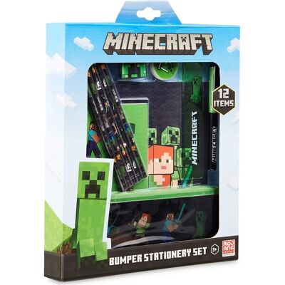 Kit de Papelaria Oficial Minecraft - Material Escolar Kit de Papelaria Oficial Minecraft - Material Escolar