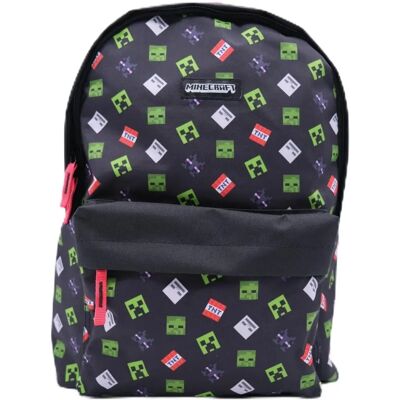 Zaino Minecraft Euromic - 17L Nero Zaino Minecraft Euromic - 17L Nero