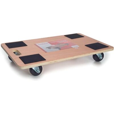 Toolland Furniture Roller - Support 400 kg - Four Gummi Wheels - Non-slip - 65x40cm - Furniture Transport Toolland Furniture Roller - Support 400 kg - Four Gummi Wheels - Non-slip - 65x40cm - Furniture Transport