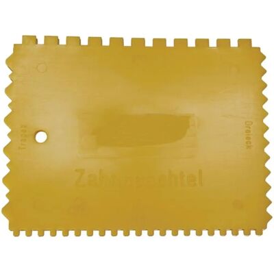Toolland Yellow Adhesive Trowel - 180mm - DIY & Professional Toolland Yellow Adhesive Trowel - 180mm - DIY & Professional