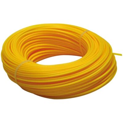 Toolland DC20010 Ligne de fil nylon pour coupe-bordures - 100m, Jaune - Publicité Toolland DC20010 Ligne de fil nylon pour coupe-bordures - 100m, Jaune - Publicité