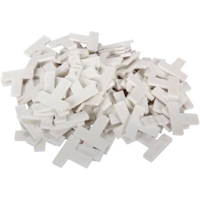 Velleman T Croisement pour carreaux - 10 mm - 100 pcs - Croisement pour carrelage Velleman T Croisement pour carreaux - 10 mm - 100 pcs - Croisement pour carrelage