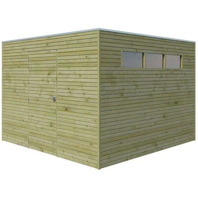 Alpholz Gerätehaus QB - 300x300cm - ohne Schleppdach Alpholz Gerätehaus QB - 300x300cm - ohne Schleppdach