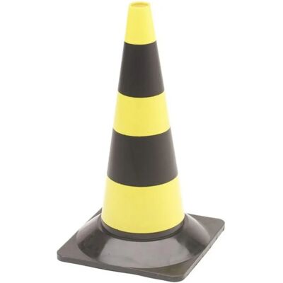 Perel Sicherheitskegel - 50 cm Gelb/Schwarz - Sicherheitskegel Perel Sicherheitskegel - 50 cm Gelb/Schwarz - Sicherheitskegel