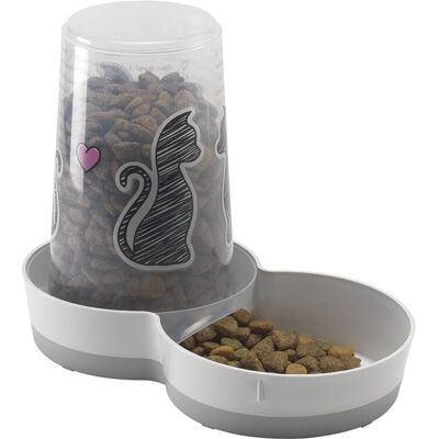Miska dla kota Flamingo - 1500 ml - Automatyczny dozownik karmy i wody Miska dla kota Flamingo - 1500 ml - Automatyczny dozownik karmy i wody