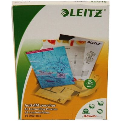 Leitz 33817 Laminierhülle - A5 - 80 Mikron - 100 Stück Leitz 33817 Laminierhülle - A5 - 80 Mikron - 100 Stück