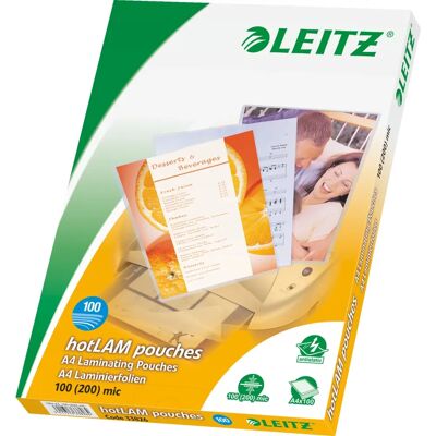 Leitz Malli 33826 - Laminointitasku A4 100 Mikron Leitz Malli 33826 - Laminointitasku A4 100 Mikron