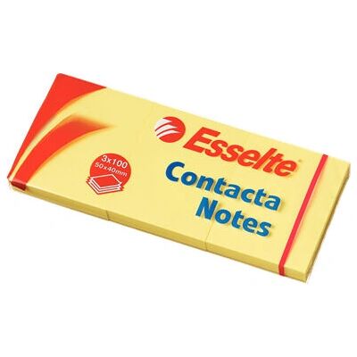 Leitz 83012 Papier à Notes - Rectangle Jaune - 100 Feuilles - Publicité Leitz 83012 Papier à Notes - Rectangle Jaune - 100 Feuilles - Publicité