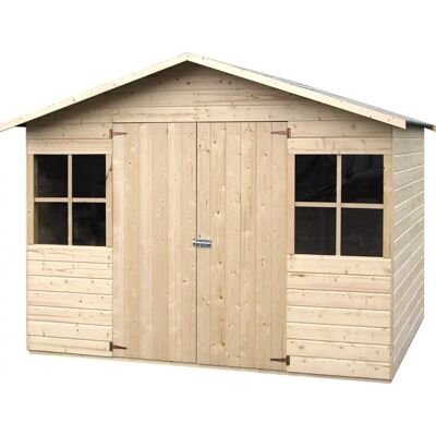 Caseta de Jardín Decor et Jardin Lopun - Madera 12mm - 272x182cm - 4.96m2 Caseta de Jardín Decor et Jardin Lopun - Madera 12mm - 272x182cm - 4.96m2