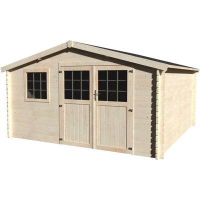 Decor et Jardin Vallauris Caseta de madera - 15.84 m² - 3.98x3.98m - Natural Decor et Jardin Vallauris Caseta de madera - 15.84 m² - 3.98x3.98m - Natural