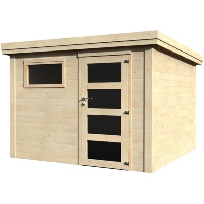 Decor et Jardin Capanna da giardino - Legno naturale, pareti 28mm, 7,54m² Decor et Jardin Capanna da giardino - Legno naturale, pareti 28mm, 7,54m²