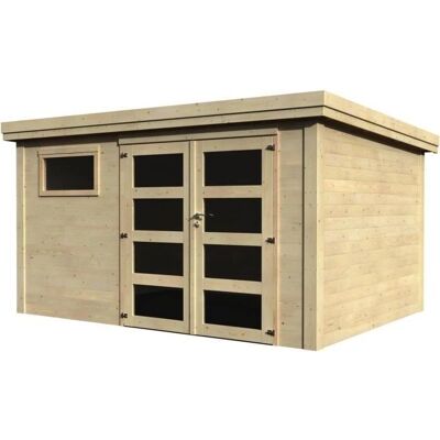 Decor et Jardin Casetta da giardino - Legno - 10 m² - 28 mm - Naturale Decor et Jardin Casetta da giardino - Legno - 10 m² - 28 mm - Naturale