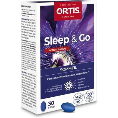 ORTIS Sleep & Go Schnelle Schlaftabletten 30 Stück - Packung ORTIS Sleep & Go Schnelle Schlaftabletten 30 Stück - Packung
