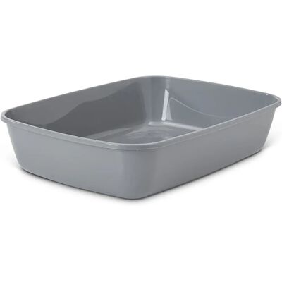 Bac à litière pour chats Savic Iriz 42 - Moderne, Faible Hauteur, Motif de Patte - Publicité Bac à litière pour chats Savic Iriz 42 - Moderne, Faible Hauteur, Motif de Patte - Publicité