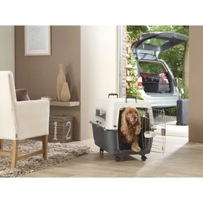 Savic Transportbur med Hjulen - Storlek 5 - IATA-certifierad - Hund Savic Transportbur med Hjulen - Storlek 5 - IATA-certifierad - Hund