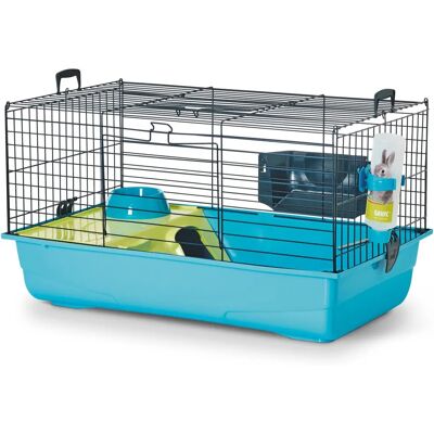Cage pour Lapins Savic Nero 2 Bleu 80x50x45cm - Publicité Cage pour Lapins Savic Nero 2 Bleu 80x50x45cm - Publicité