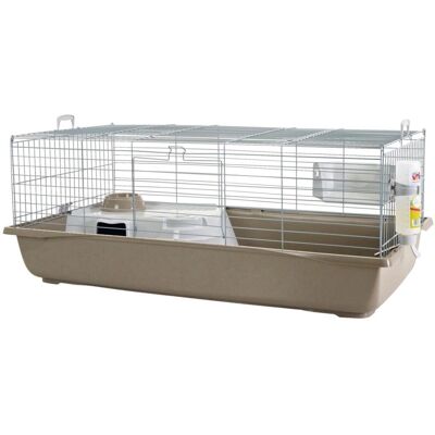 Cage Nero 4 de Luxe gris pour lapins - Rabbit Cage - Publicité Cage Nero 4 de Luxe gris pour lapins - Rabbit Cage - Publicité