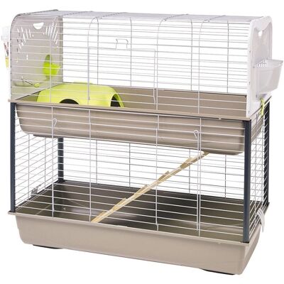 Savic Caesar 3 Double Rabbit Cage - Spacious 2-Story Habitat Savic Caesar 3 Double Rabbit Cage - Spacious 2-Story Habitat