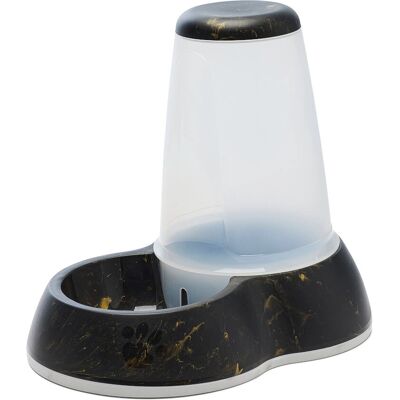 Savic Loop Marmor Futterautomat - Schwarz/Gold - 3L Savic Loop Marmor Futterautomat - Schwarz/Gold - 3L