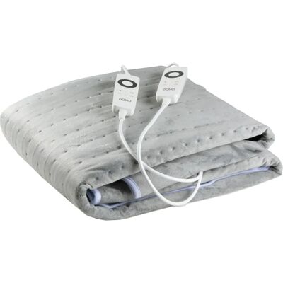 Housse de matelas électrique Domo Gris 150x80cm - Relaxation & Sécurité - Publicité Housse de matelas électrique Domo Gris 150x80cm - Relaxation & Sécurité - Publicité